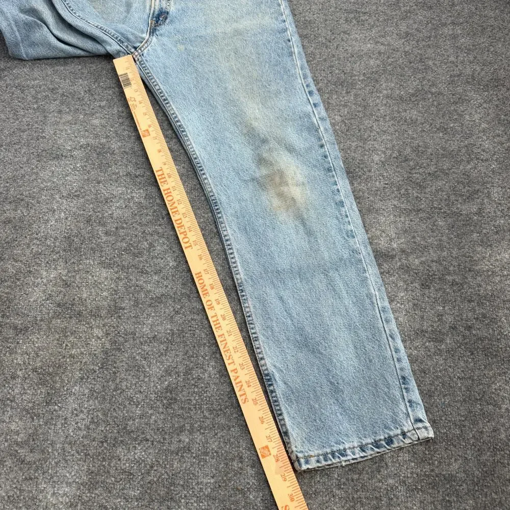 Vintage 90s Levi's 505 Orange Tab Jeans Mens 36x30 Regular Fit Straight Leg USA